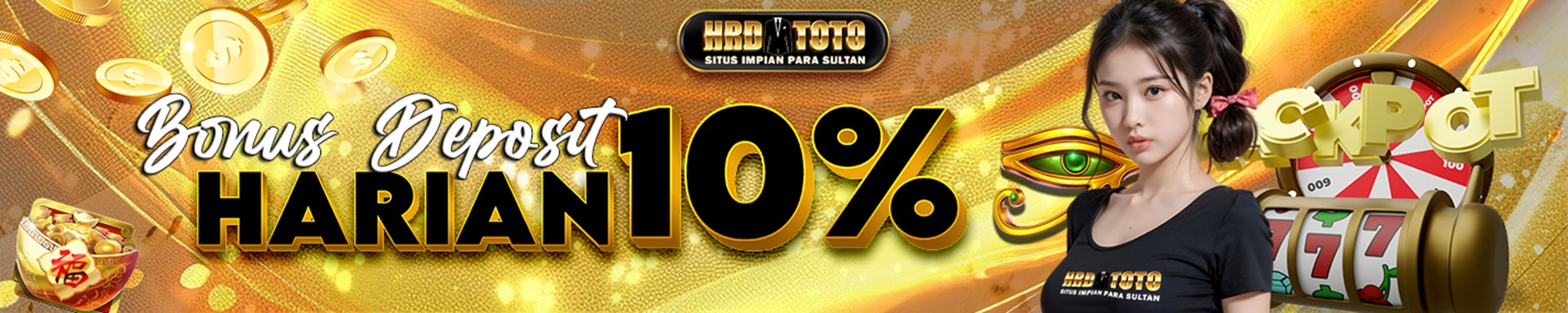 BONUS DEPOSIT HARIAN 10% HRDTOTO